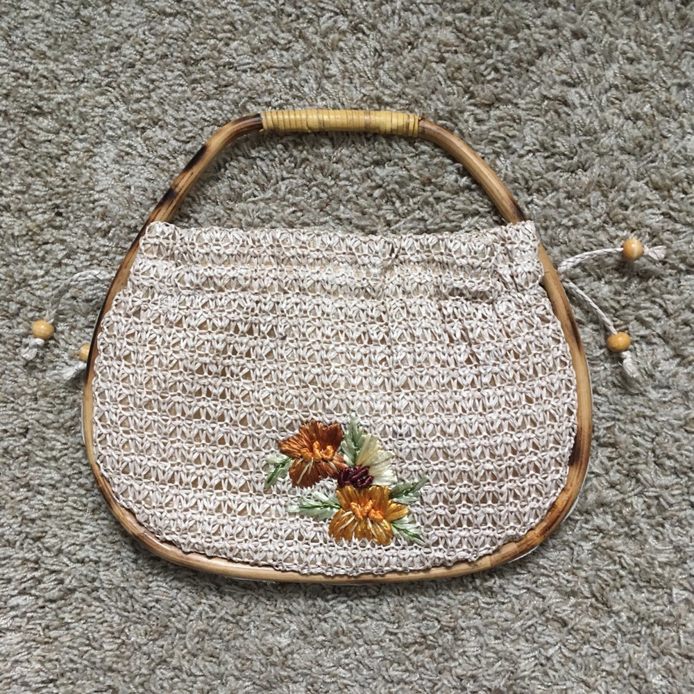 Vintage Floral Purse Handbag